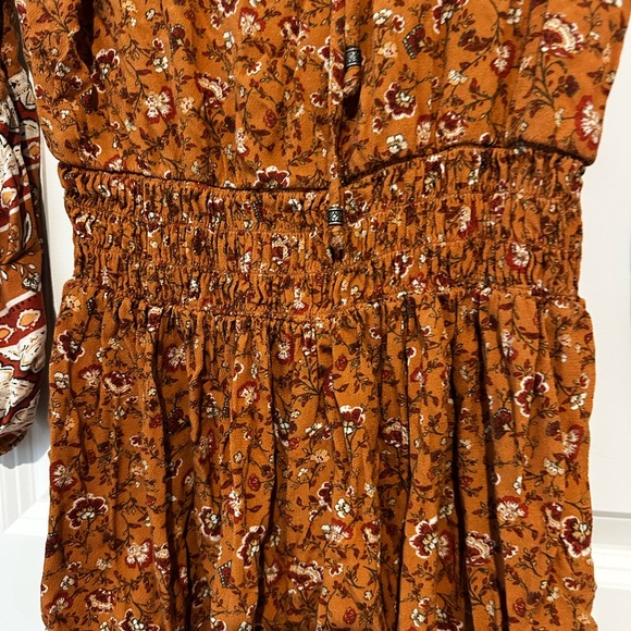 American Eagle Outfitters Floral Long Sleeve Mini Dress - Picture 2 of 3